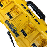 DEWALT DCB609-4C FLEXVOLT Battery & Charger Kit – (4) 9Ah Batteries + DCB104 4-Port Charger