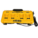 DEWALT DCB609-4C FLEXVOLT Battery & Charger Kit – (4) 9Ah Batteries + DCB104 4-Port Charger