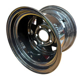 Hustler 606822 Rear Drive Wheel 12x8.50 5x4.5 Black | OEM