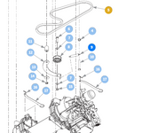 Hustler 604490 OEM 3.00 x 0.50 Extension Spring