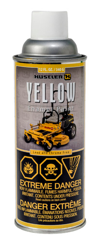 Hustler 747220 Yellow Spray Paint – 1 Can | OEM Mower Touch-Up Paint