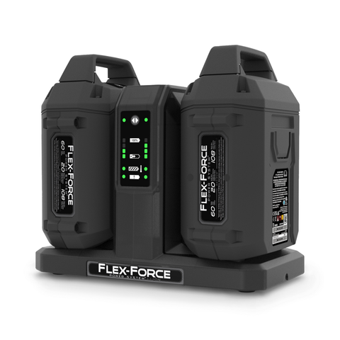 Toro | 88924 | 60V MAX Flex-Force 4-Amp Lithium-Ion Battery 2-Pod Charger