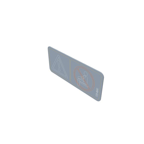 Toro 133-4641 DECAL-WARNING, NO RIDERS
