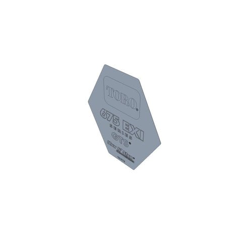 Toro 133-8176 DECAL-SHROUD