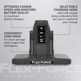 Toro | 88924 | 60V MAX Flex-Force 4-Amp Lithium-Ion Battery 2-Pod Charger