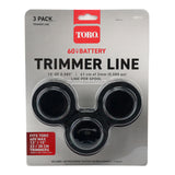Toro 88616 Replacement Line Trimmer Spool 3-Pack