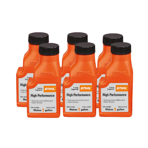 STIHL 0781 319 8008 HP 2-Cycle Engine Oil – Genuine OEM 50:1 Mix (2.6 oz, 6 Pack)