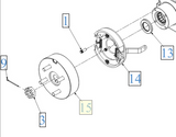 Cub Cadet Drum-4 Bolt Brake - PH-490218
