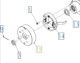 Cub Cadet Drum-4 Bolt Brake - PH-490218