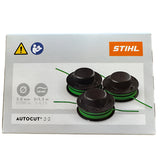 Stihl 4008 710 4302 3-Pack .080 Spool for AutoCut 2-2