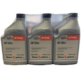 STIHL 12.8 Ounce High Performance Ultra 5 Gallon Mix 2 Cycle Engine Oil, 6 Pack