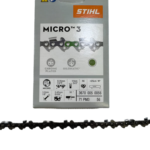 STIHL 3670 005 0056 71PM3 56, 1/4" Pitch.043", 56DL