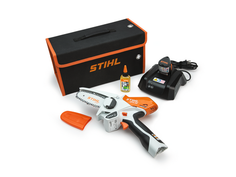 STIHL GTA 26 Set w/ AS 2 Battery & Charger | GA01 011 6911 US | 4" Cordless Garden Pruner Mini Chainsaw