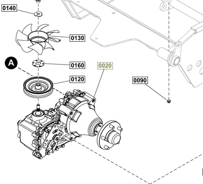 Ferris 84013529 Hydraulic Transaxle | OEM Left-Side