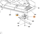STIHL WB05 740 5900 10" Cast Iron Spindle Assembly | OEM RZ Mower