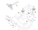STIHL WB01 704 2105 42" Mower Belt | OEM RZ 142 Deck Belt