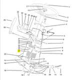 Toro 108-6557 STEER VALVE AND COLUMN ASM