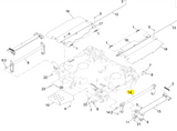Toro 142-5424 ASM-FOLD ARM, LH