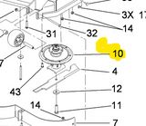 Toro 117-3840 SPINDLE ASM