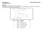 Hustler 123292 Cross Brace Kit | OEM Raptor SD Replacement