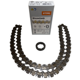 STIHL Diamond Abrasive Chain 36 GBE – 16” Bar, 3/8” Pitch, .063” Gauge, 64 Drive Links