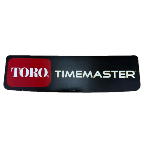 Toro 121-2392 DECAL-COVER, FRONT