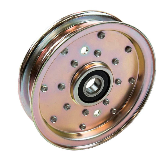 Exmark 126-9187 OEM flat idler pulley for select Lazer Z Staris Turf Tracer Vantage and Vertex mower model and serial ranges