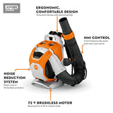 STIHL BRA 600 Battery Backpack Blower | 72V ALLPRO/AP Unit Only