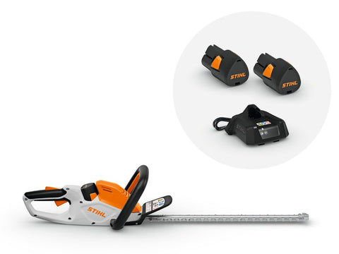 STIHL HSA 40 Battery Hedge Trimmer Set – 2 AS 2 Batteries & AL 1 Charger