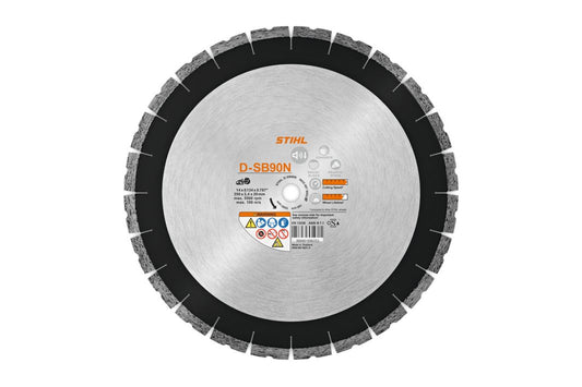 STIHL 0835 097 8001 D-SB90N 12" Reduced Noise Diamond Cutting Wheel | Concrete & Hardstone