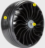 Michelin - 52441 - X-Tweel Turf Caster - 13x6.5N6 Grooved