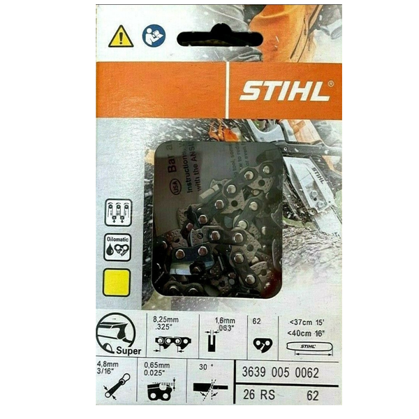 STIHL 3639 005 0062 26RSC 62 16" Chain Loop