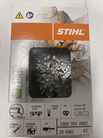 STIHL 3689 005 0062 26RM3 62E CHAIN LOOP