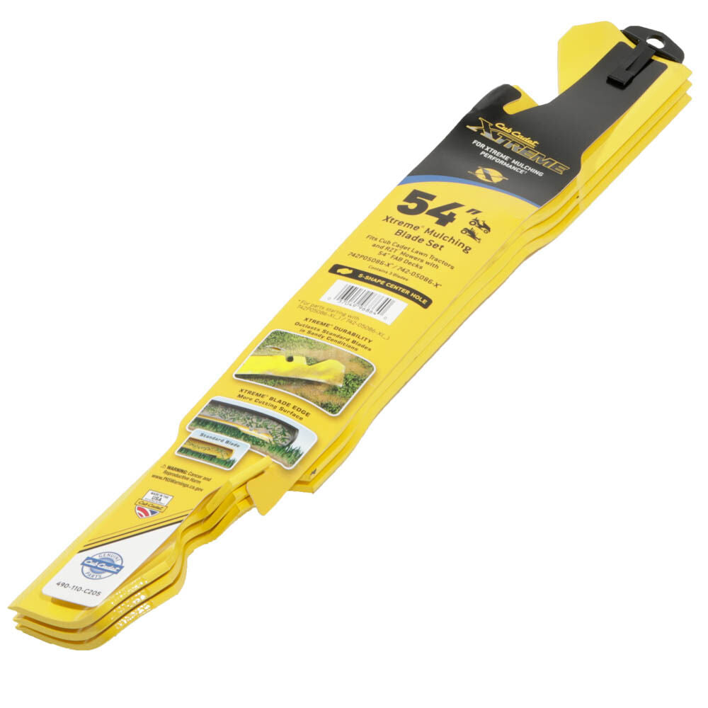 Cub cadet 54 inch best sale mower blades